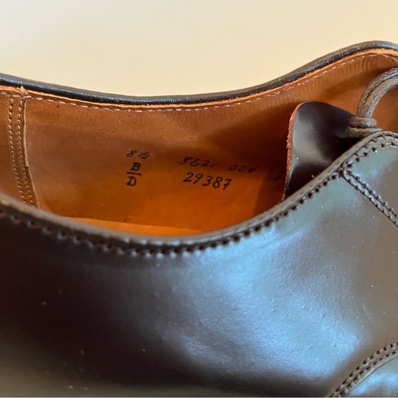 NEW Alden #8 Shell Cordovan Dover 8.5D #2938F Burgundy UNLINED Barrie - Picture 2 of 6